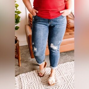 Judy Blue slim fit distressed jeans size 16w